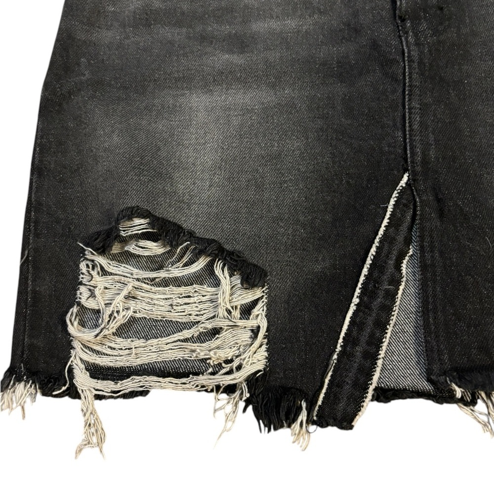 We The Free Distressed Denim Miniskirt Black Size 29‎ - Picture 3 of 11